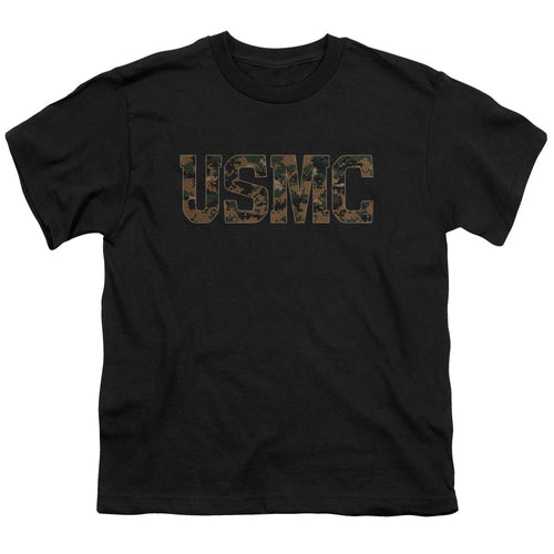 U.S. Marine Corps Camo Fill Black Youth/Toddler T-Shirt