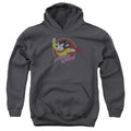 Mighty Mouse Mighty Circle Charcoal Youth Hoodie