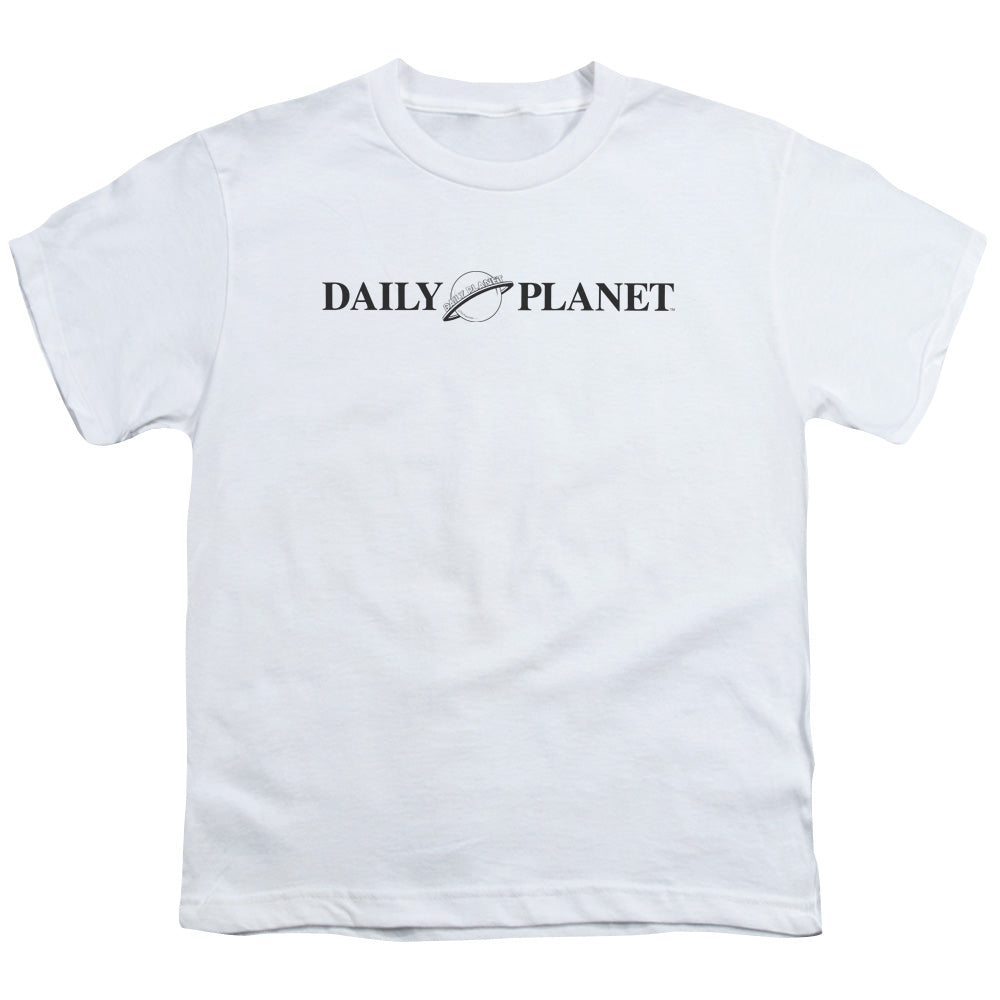 Superman Daily Planet Logo White Youth/Toddler T-Shirt