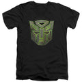 Transformers Glowing Autobot Logo V-Neck T-Shirt
