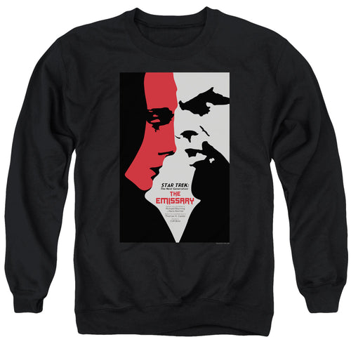 Star Trek The Emissary Black Crewneck Sweatshirt