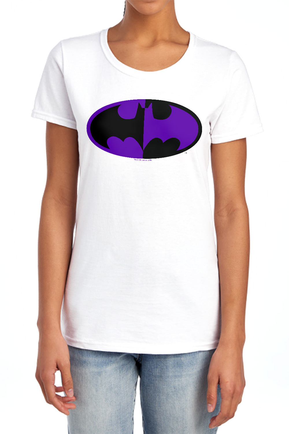 Batman Split Symbol Womens T-Shirt
