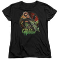Justice League Sunset Archer Womens T-Shirt