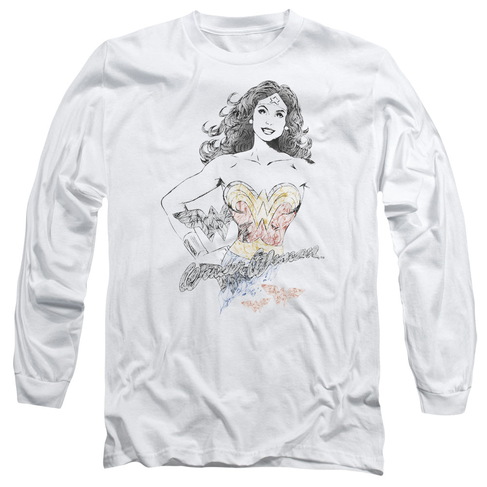 Justice League Wonder Squiggles Long Sleeve T-Shirt