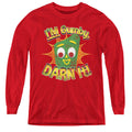 Gumby Darn It Youth Long Sleeve T-Shirt