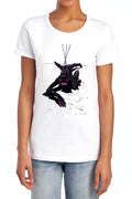 Batman Catwoman Rope Banana Womens T-Shirt