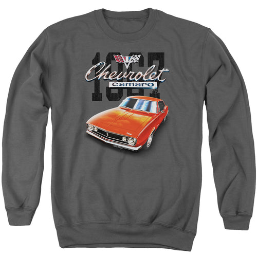 Chevy Classic Camaro Orange Crewneck Sweatshirt