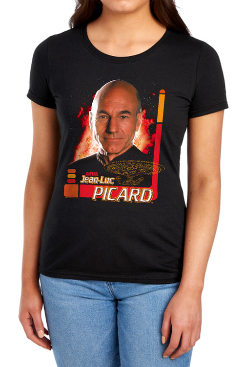 Star Trek Captain Picard Womens T-Shirt