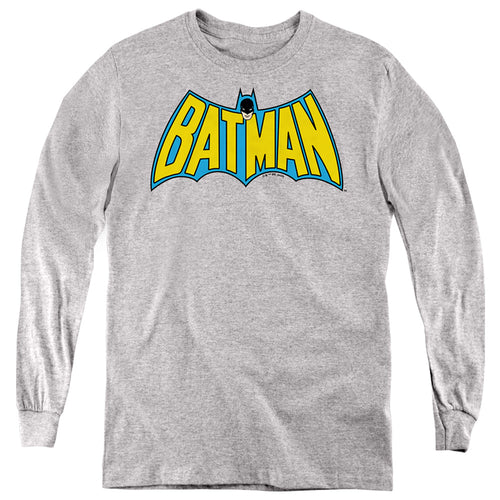 Batman Wintage Batman Logo Youth Long Sleeve T-Shirt