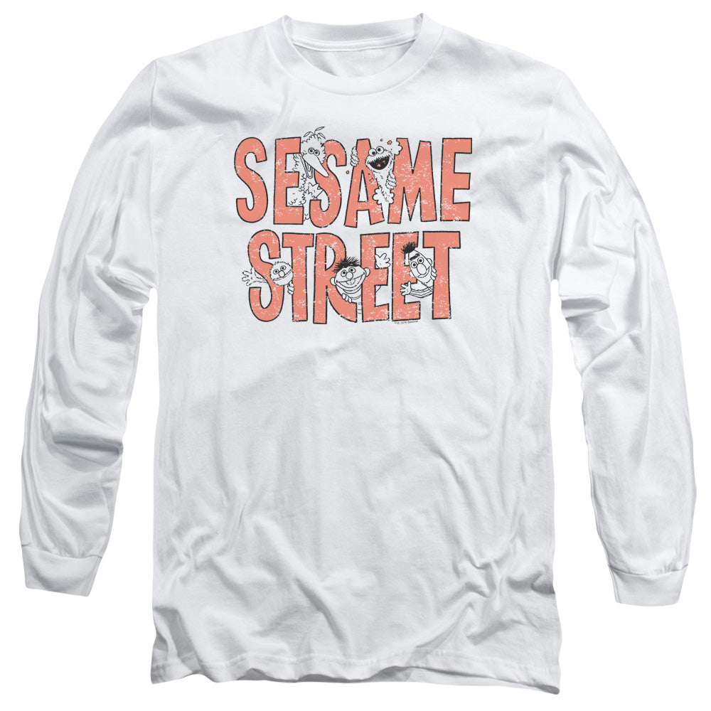 Sesame Street In Letters Long Sleeve T-Shirt