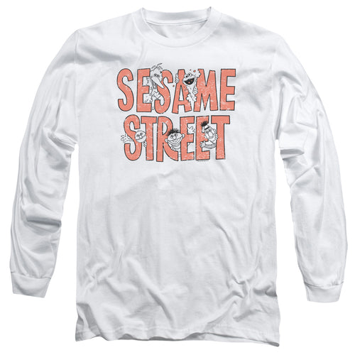 Sesame Street In Letters Long Sleeve T-Shirt