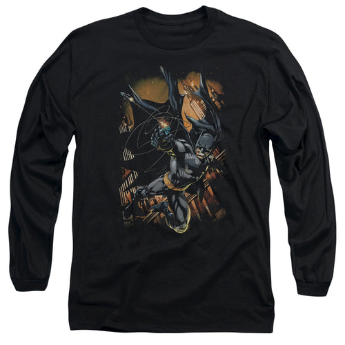 Batman Grapple Fire Long Sleeve T-Shirt