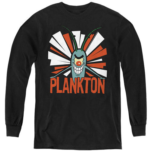 Spongebob Squarepants Plankton Youth Long Sleeve T-Shirt