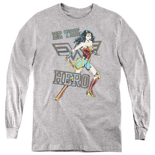 Wonder Woman 1984 Be the Hero Youth Long Sleeve T-Shirt