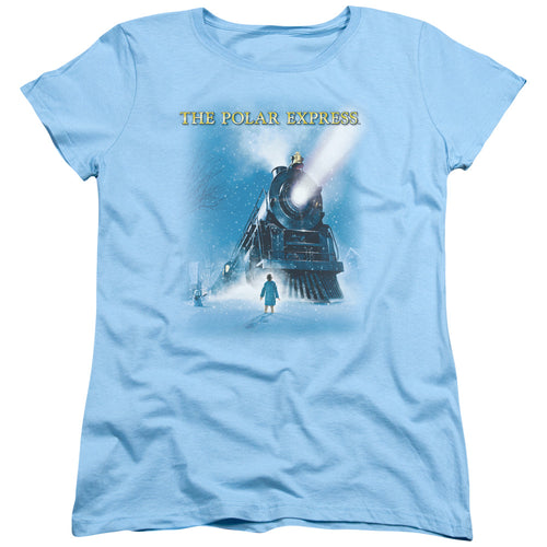 The Polar Express Big Train Womens T-Shirt