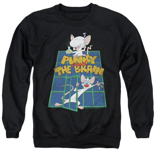 Pinky and the Brain Classic Logo Crewneck Sweatshirt