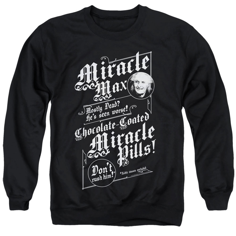 The Princess Bride Miracle Max Black Crewneck Sweatshirt