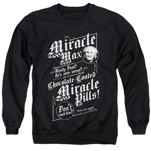 The Princess Bride Miracle Max Black Crewneck Sweatshirt