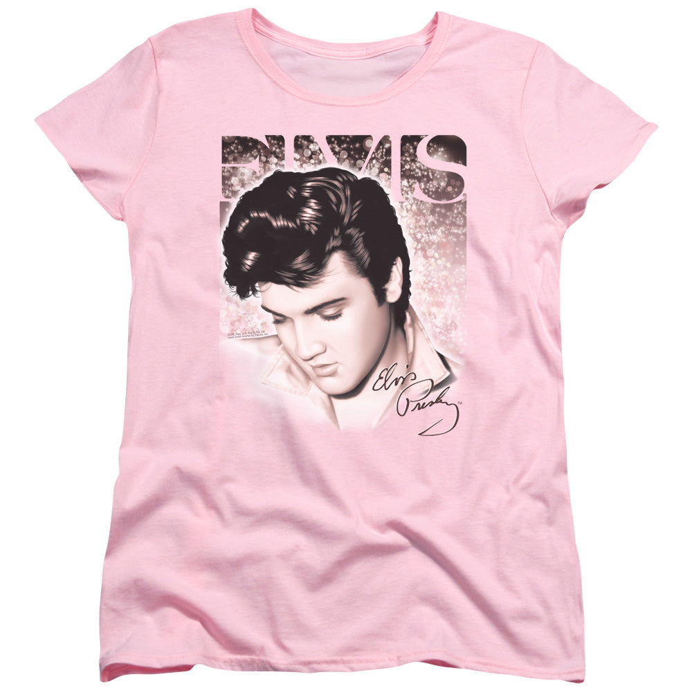 Elvis Presley Star Light Womens T-Shirt