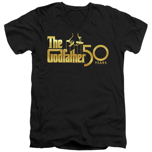 The Godfather Godfather 50Th Logo V-Neck T-Shirt