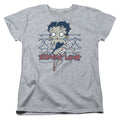 Betty Boop Zombie Pinup Womens T-Shirt