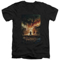 The Hobbit Smaug Poster V-Neck T-Shirt
