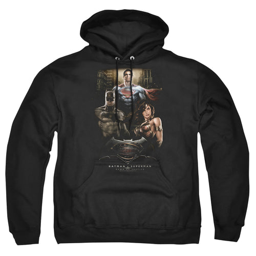 Batman v Superman Thre Three Pullover Hoodie
