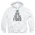 Christmas Just Here for the Food Pullover Hoodie