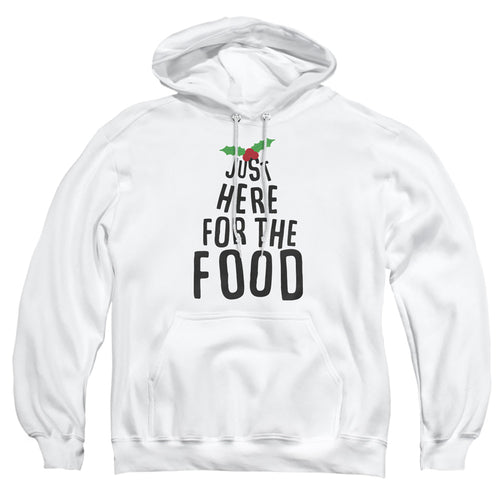 Christmas Just Here for the Food Pullover Hoodie