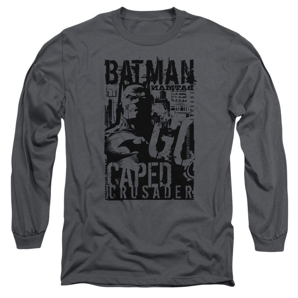 Batman Caped Crusader Long Sleeve T-Shirt