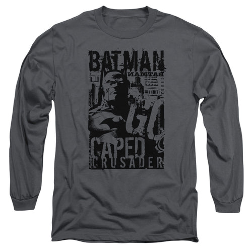 Batman Caped Crusader Long Sleeve T-Shirt