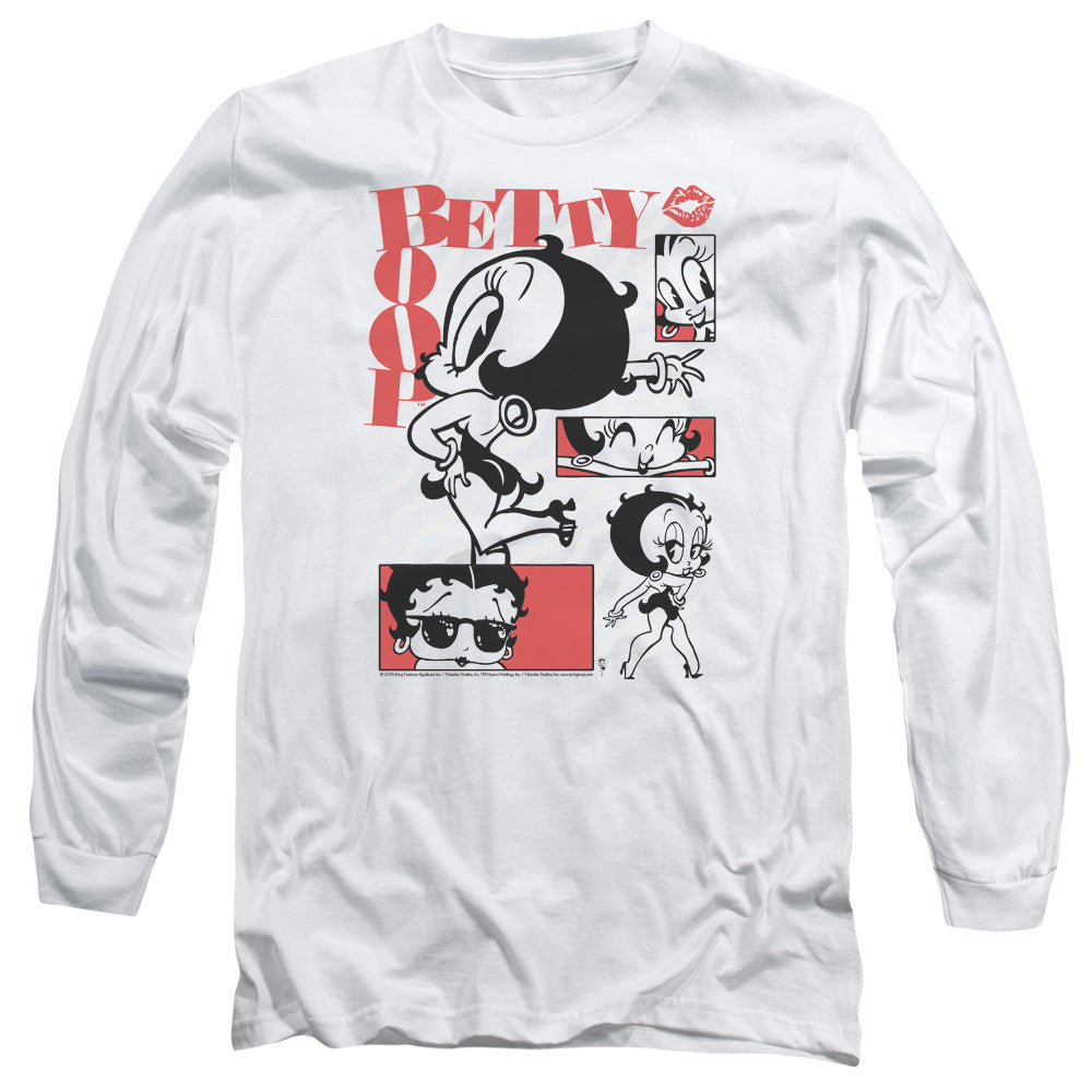 Betty Boop Stylin Snaps Long Sleeve T-Shirt