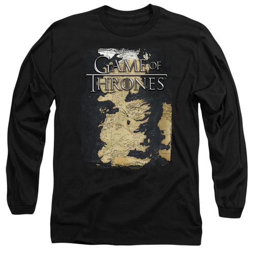 Game of Thrones Series Map Long Sleeve T-Shirt