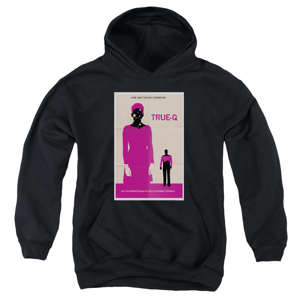 Star Trek True Q Black Youth Hoodie