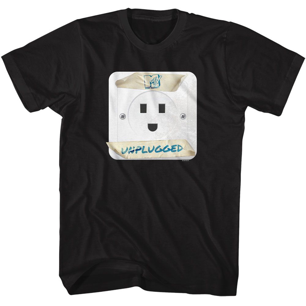 Unplugged Outlet MTV t-shirt in black