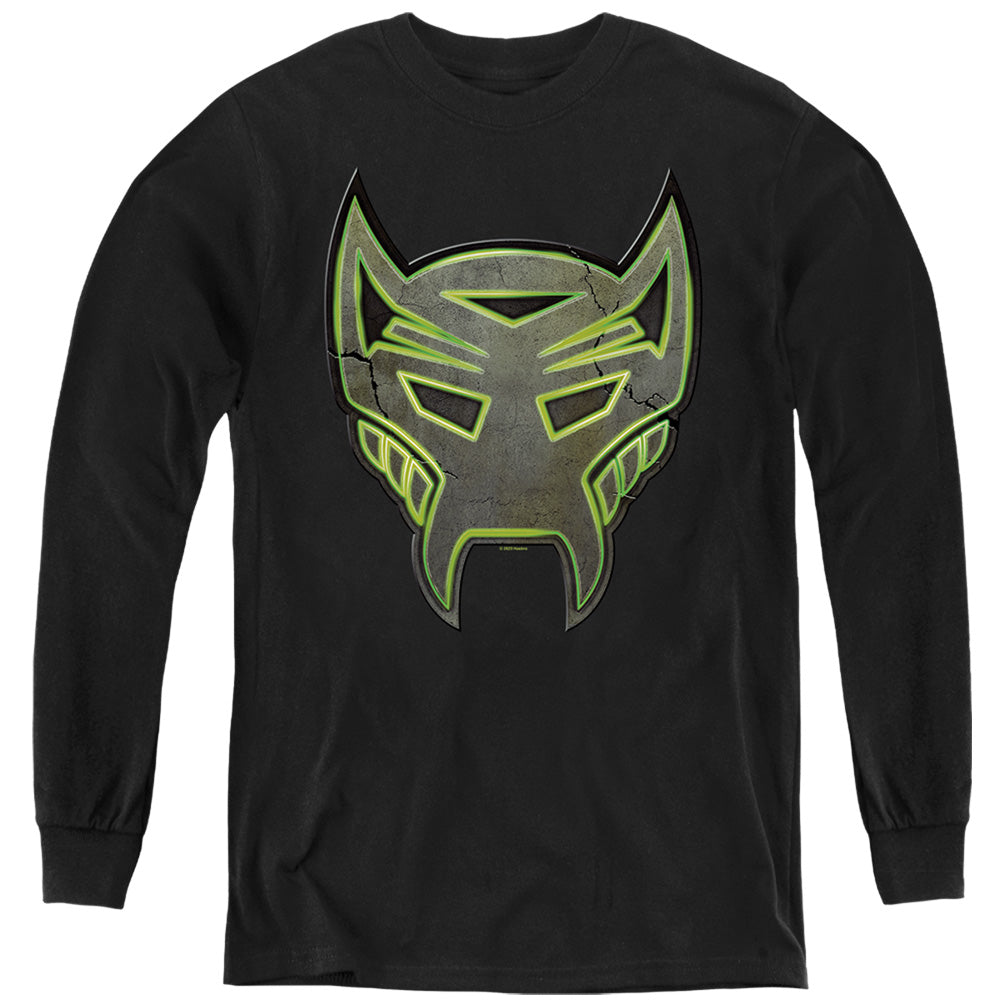 Transformers Glowing Maximal Logo Youth Long Sleeve T-Shirt
