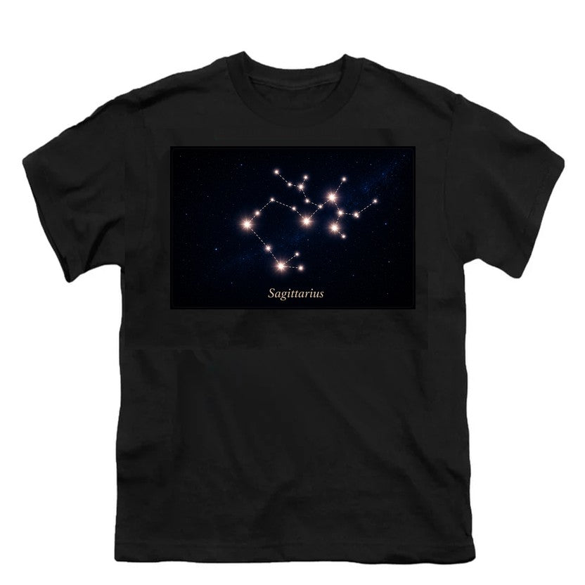 Sagittarius Stars Black