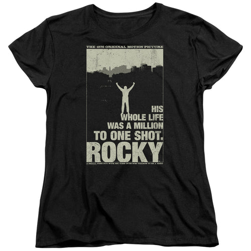 Rocky Silhouette Womens T-Shirt