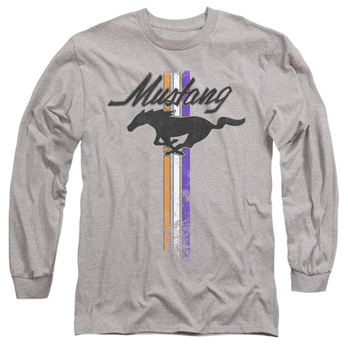 Ford Mustang Stripes Long Sleeve T-Shirt