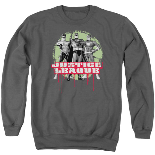 Justice League Jla Trio Crewneck Sweatshirt