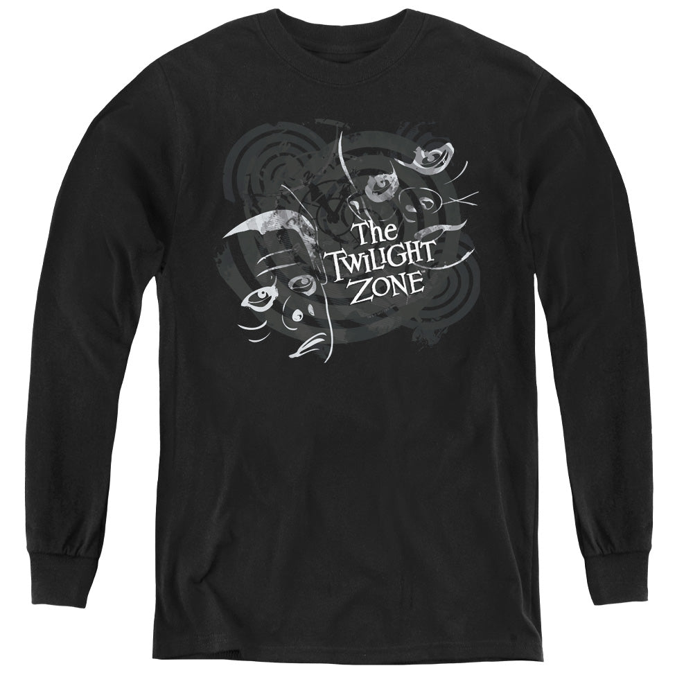 The Twilight Zone Strange Faces Youth Long Sleeve T-Shirt