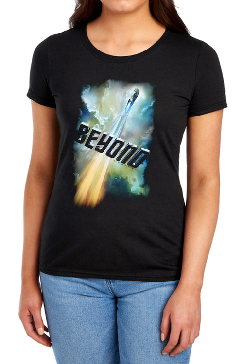 Star Trek Beyond Poster Womens T-Shirt