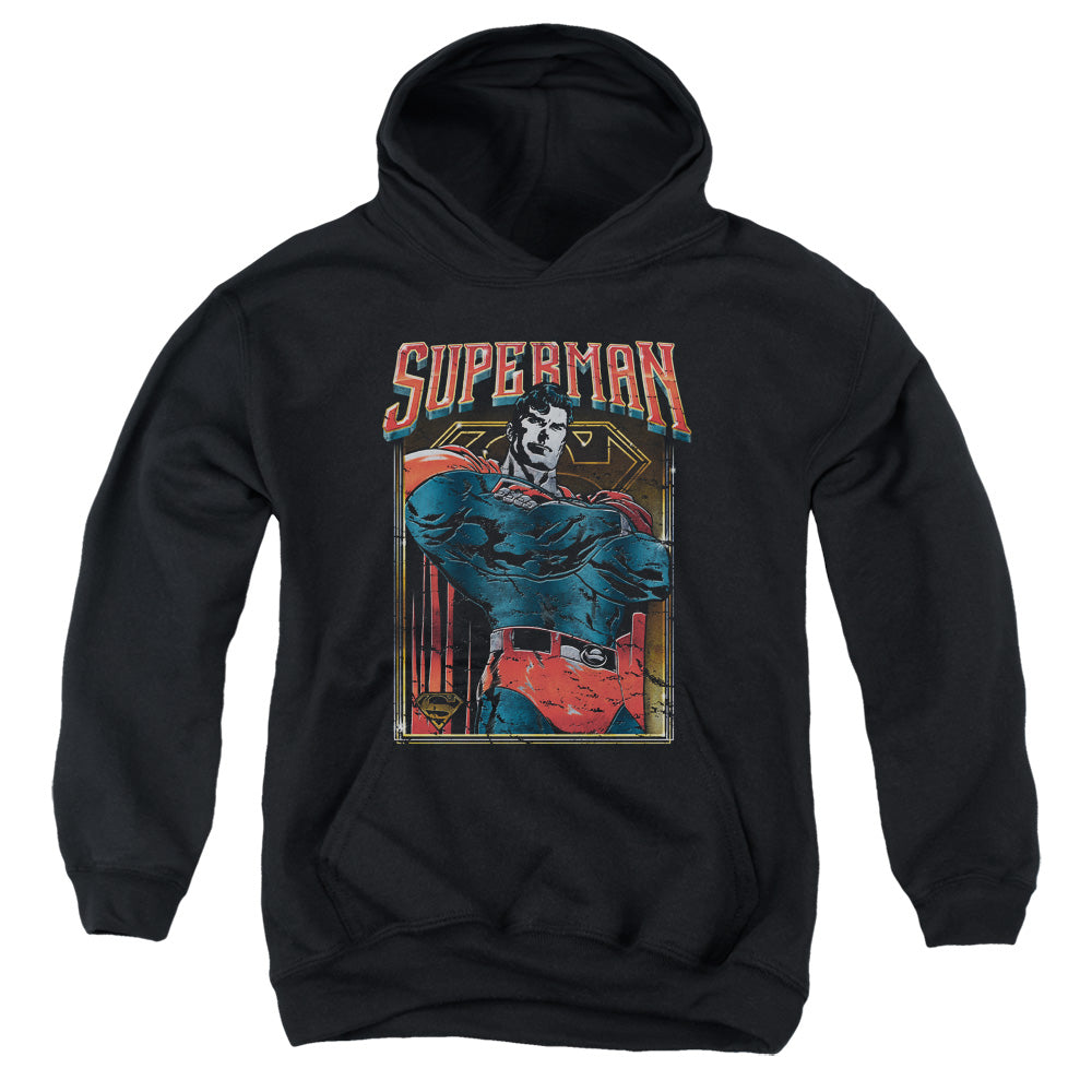 Superman Head Bang Youth Hoodie