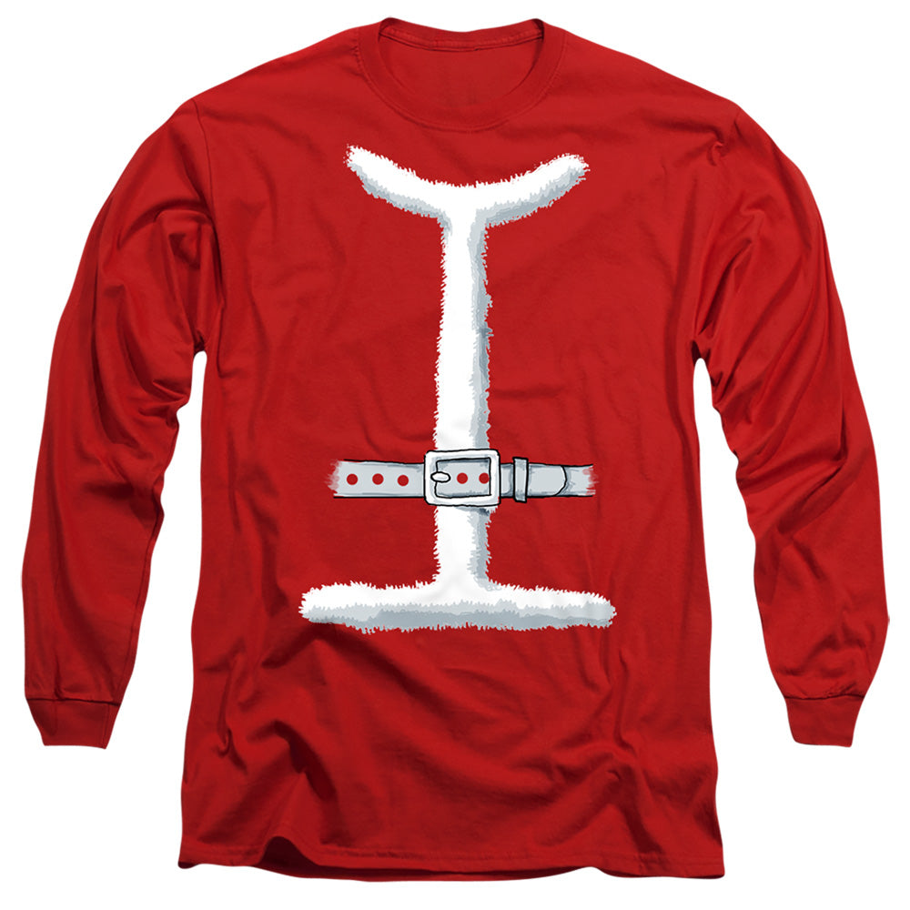 Christmas Santa Belt Long Sleeve T-Shirt
