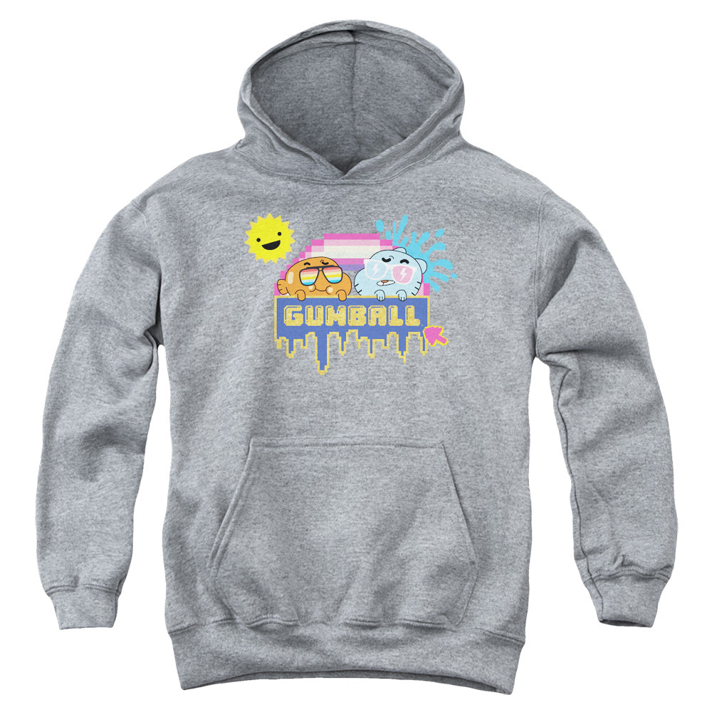 The Amazing World of Gumball Pixel Sunshine Logo Youth Hoodie