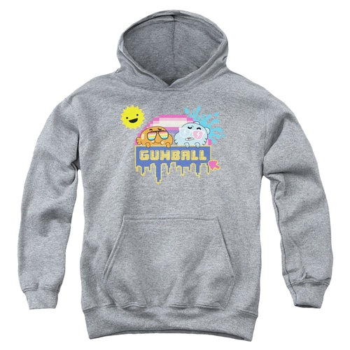 The Amazing World of Gumball Pixel Sunshine Logo Youth Hoodie