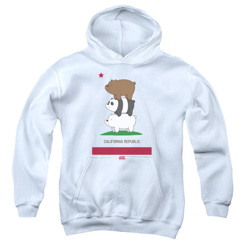 We Bare Bears California Republic Bear Stack Youth Hoodie