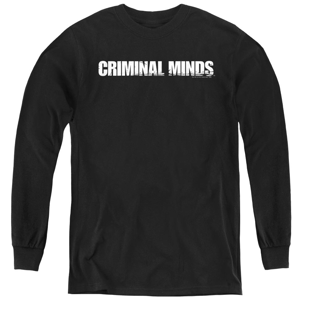 Criminal Minds Logo Youth Long Sleeve T-Shirt