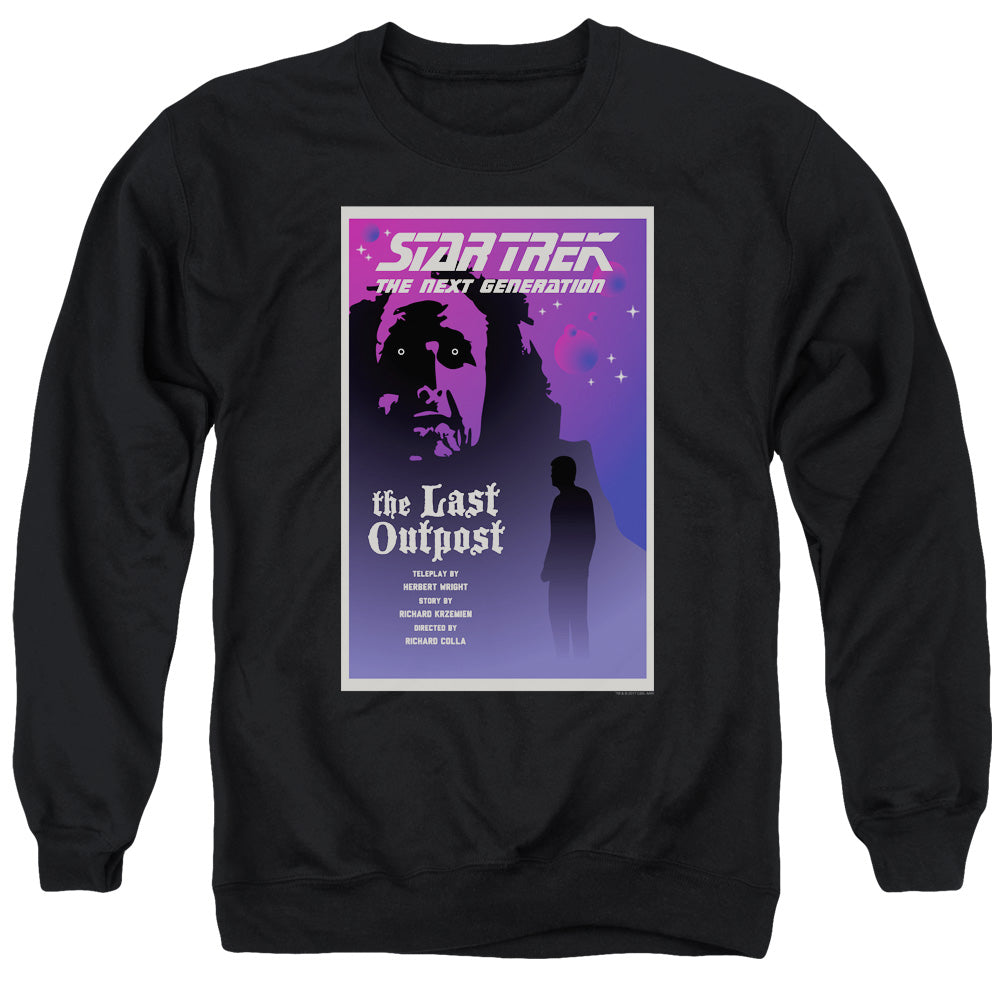 Star Trek The Last Outpost Black Crewneck Sweatshirt