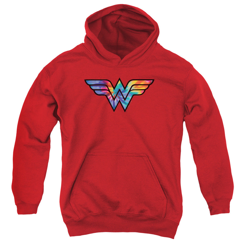 Wonder Woman Wonder Woman Tie Dye Logo Youth Hoodie